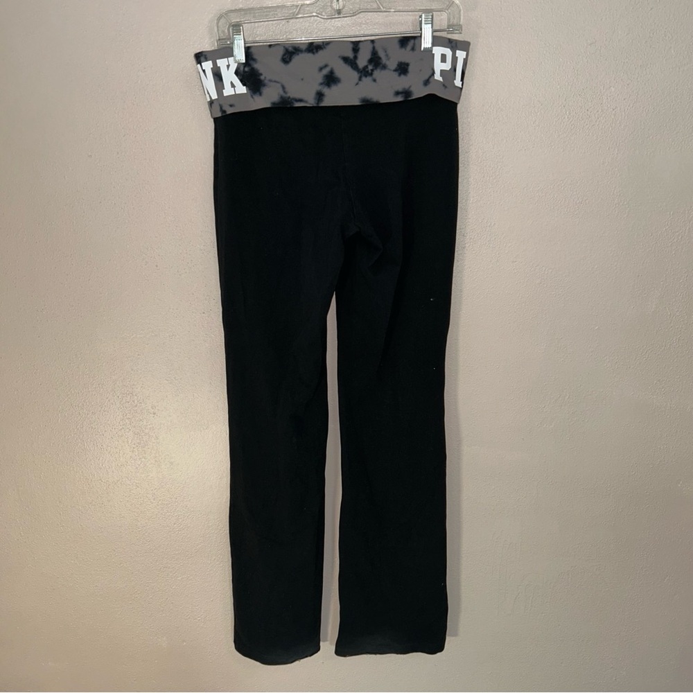 Victoria's Secret PINK y2k low rise gold over Black and Gray Yoga Pants - Picture 2 of 5